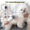 Pet Hair Dryer Brush | Quiet Dog & Cat Grooming Blow Comb
