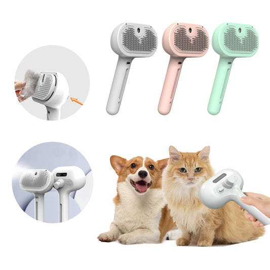 Pet Hair Remover Brush | Self-Cleaning Grooming Comb for Dogs