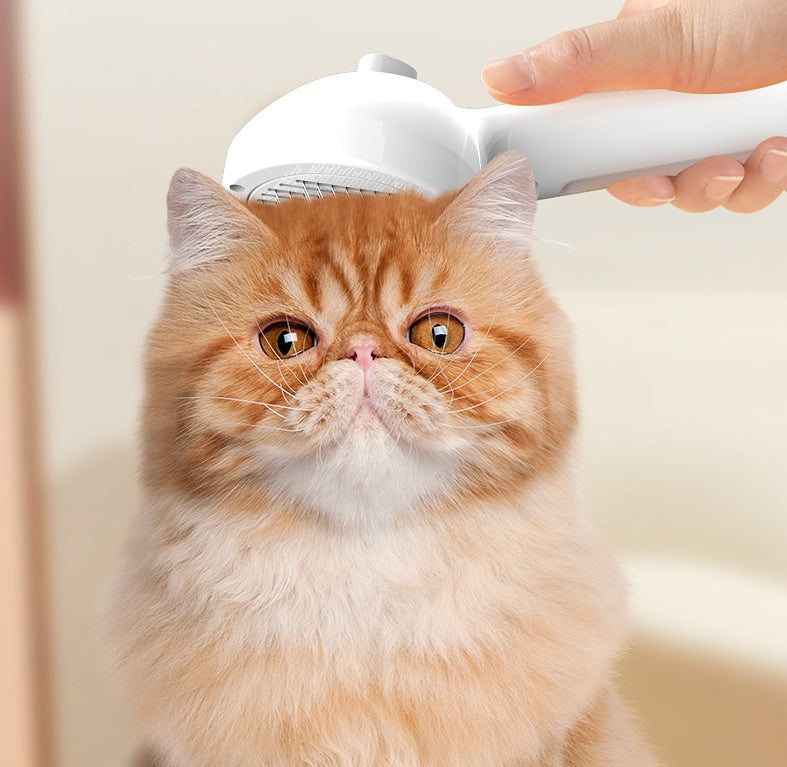 Pet Hair Remover Brush | Self-Cleaning Grooming Comb for Dogs