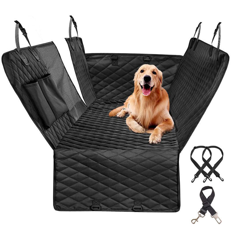 Waterproof Dog Car Seat Cushion | Rear Seat Travel Cover