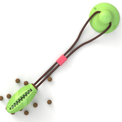 Silicone Cat & Dog Tug Toy | Suction Cup Interactive Chew Ball