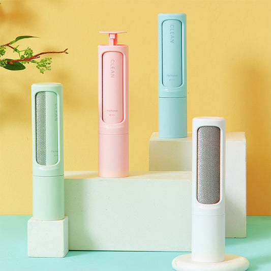 Reusable Pet Hair Remover | 2-in-1 Brush & Lint Roller for Cats & Dogs