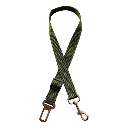 Adjustable Dog & Cat Car Seat Belt | Pet Safety Harness Clip