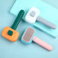 New Pet Cat Dog Hair Self Cleaning Brush Hair Massage Stainless Steel Comb