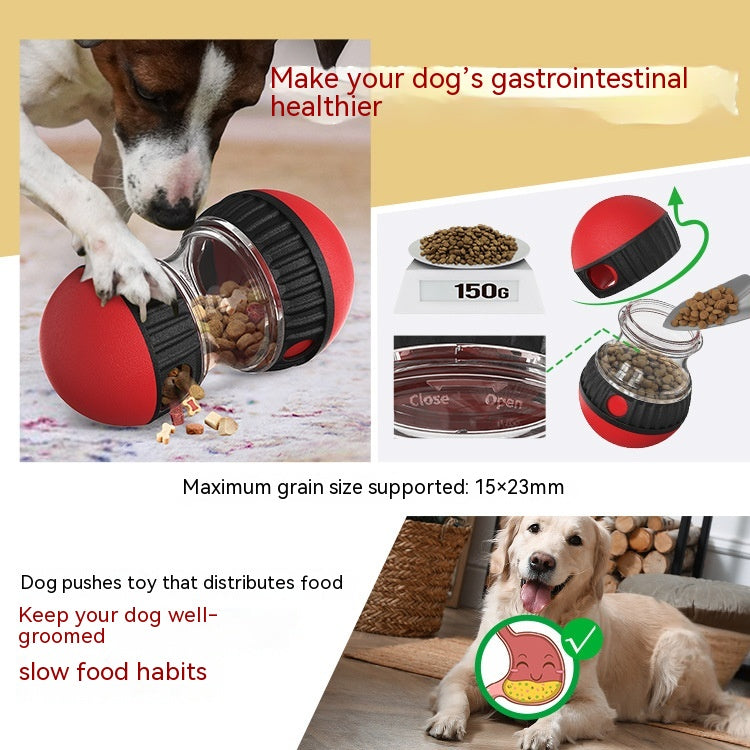 Dog & Cat Food Dispensing Toy | Leaky Puzzle Ball for Slow Feeding