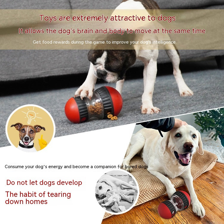 Dog & Cat Food Dispensing Toy | Leaky Puzzle Ball for Slow Feeding