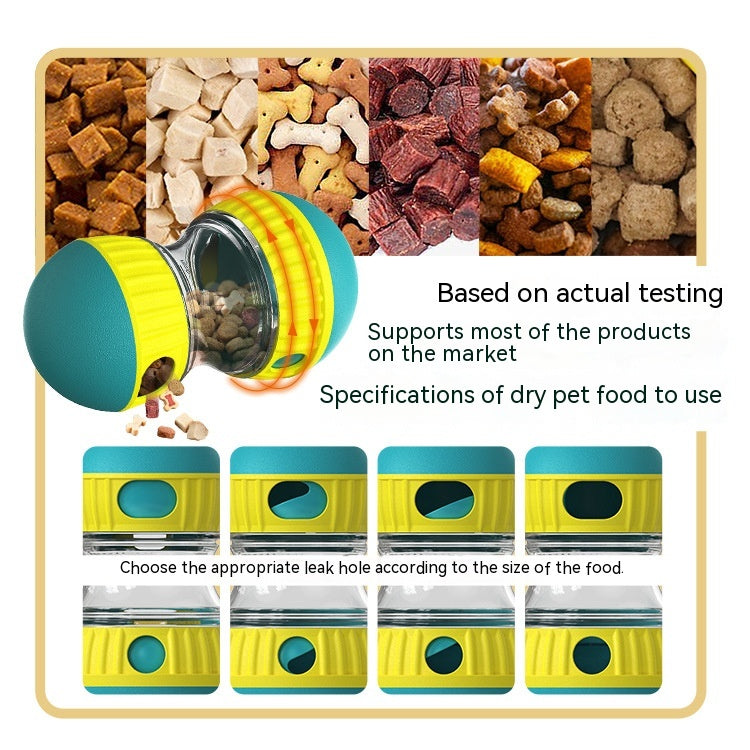Dog & Cat Food Dispensing Toy | Leaky Puzzle Ball for Slow Feeding