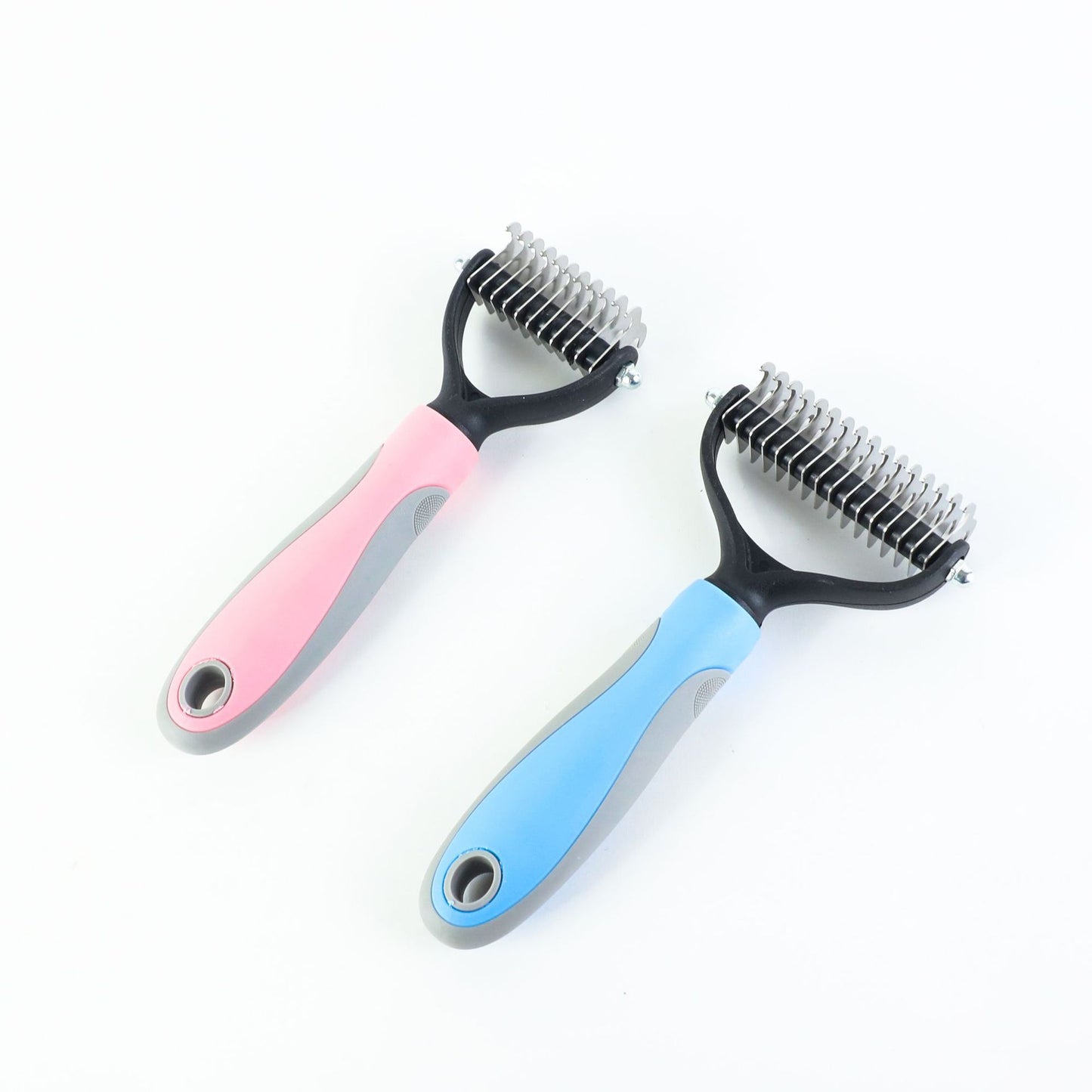 Double-Sided Pet Grooming Brush | Stainless Steel Hair Removal Comb