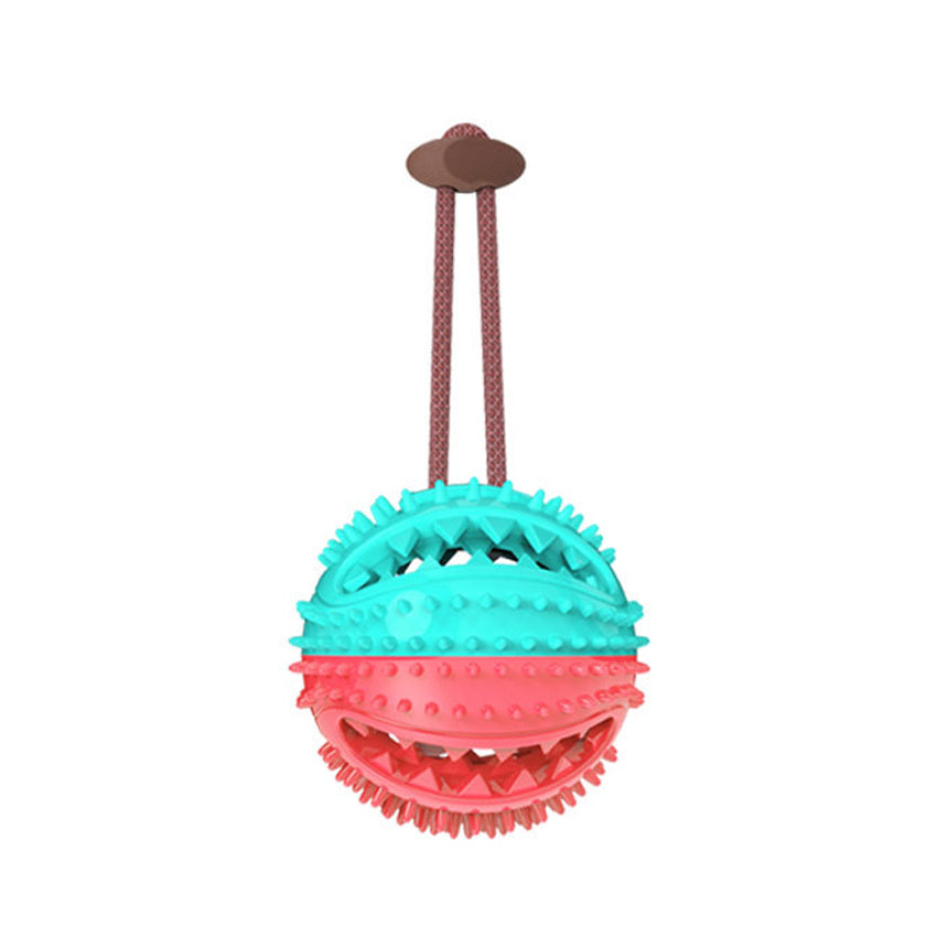 Silicone Cat & Dog Tug Toy | Suction Cup Interactive Chew Ball