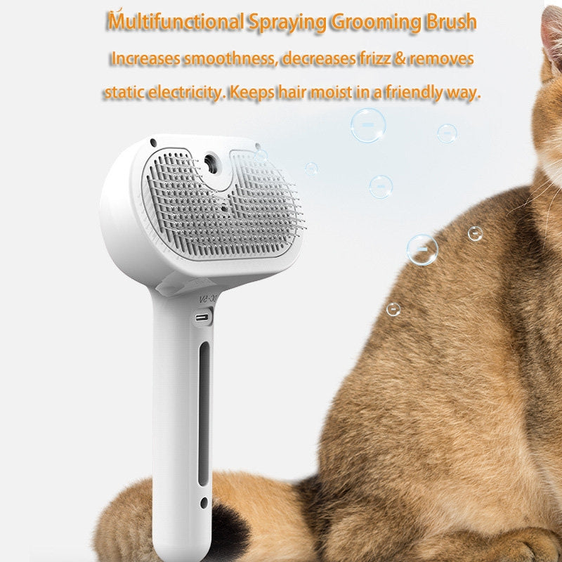 Pet Hair Remover Brush | Self-Cleaning Grooming Comb for Dogs