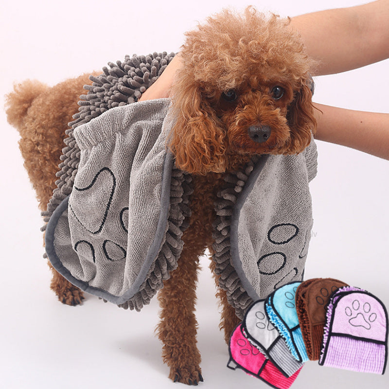 Quick-Dry Pet Bath Towel | Super Absorbent Dog & Cat Towel