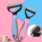 Double-Sided Pet Grooming Brush | Stainless Steel Hair Removal Comb