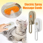 3-in-1 Electric Pet Steam Brush | Cat & Dog Grooming & Hair Removal