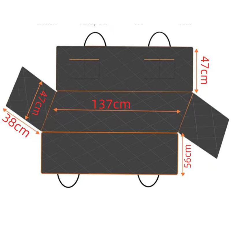 Oxford Cloth Pet Car Seat Cover | Waterproof Rear Seat Mat