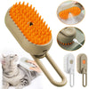 3-in-1 Electric Pet Steam Brush | Cat & Dog Grooming & Hair Removal