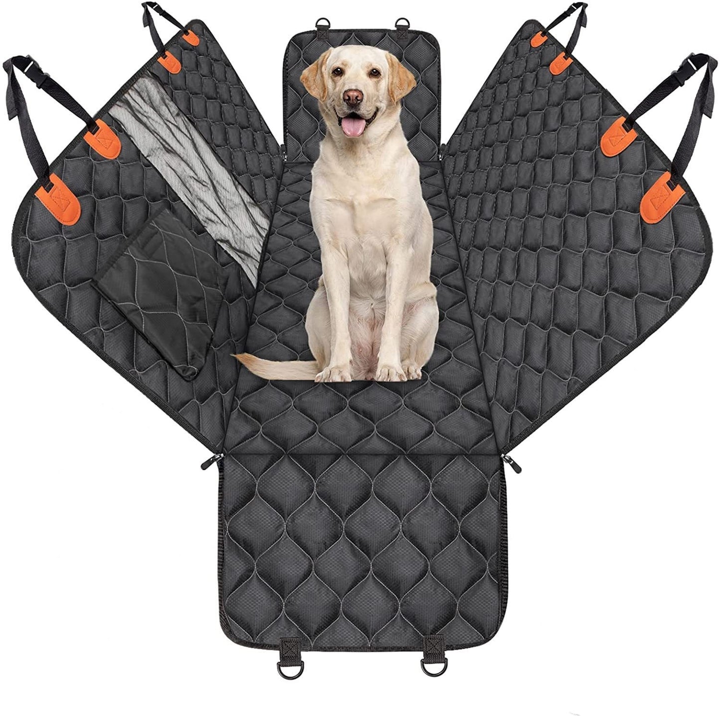 Waterproof Dog Car Seat Cushion | Rear Seat Travel Cover