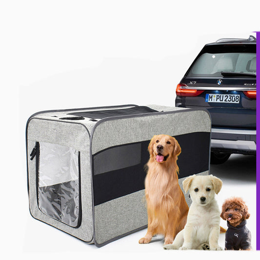 Portable Pet Carrier Bag with Safety Zipper | Foldable Travel Pet Bag
