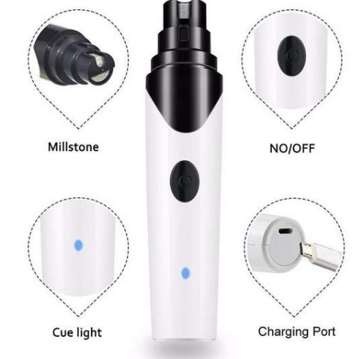 Electric Pet Nail Trimmer | Safe Dog & Cat Grooming Tool