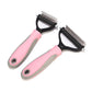 Double-Sided Pet Grooming Brush | Stainless Steel Hair Removal Comb