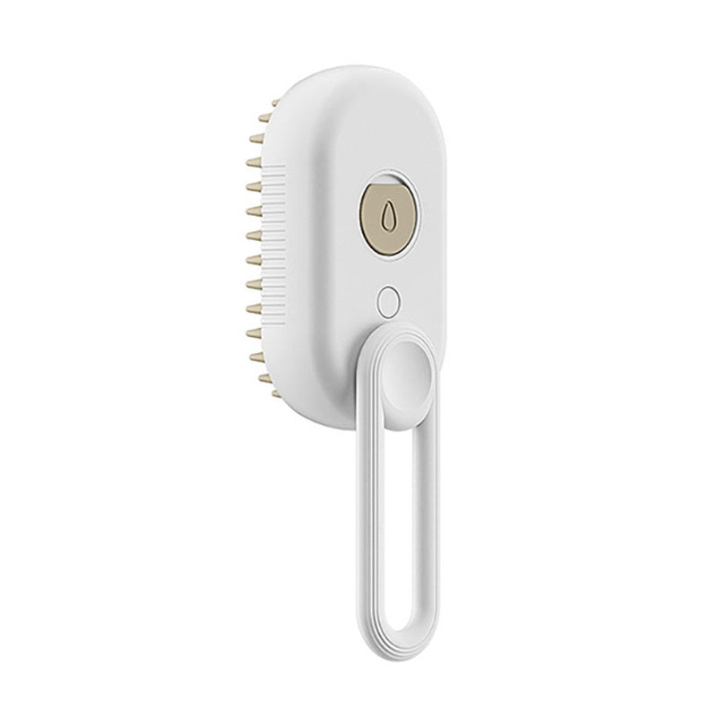 3-in-1 Electric Pet Steam Brush | Cat & Dog Grooming & Hair Removal