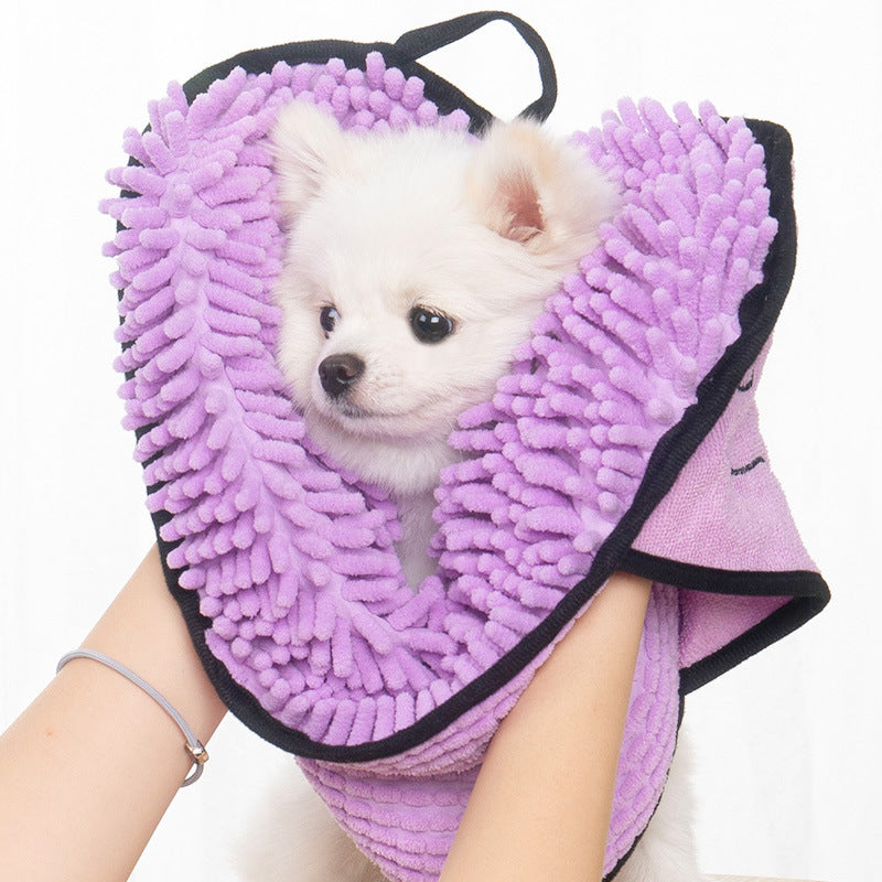 Quick-Dry Pet Bath Towel | Super Absorbent Dog & Cat Towel