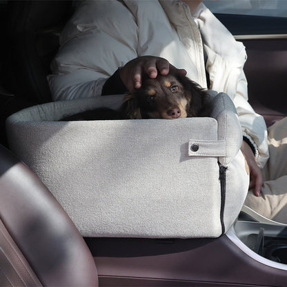 Portable Dog Car Seat Bed | Safe Travel Carrier for Small Pets