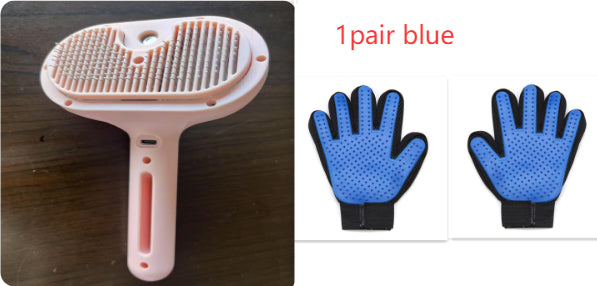 Pet Hair Remover Brush | Self-Cleaning Grooming Comb for Dogs