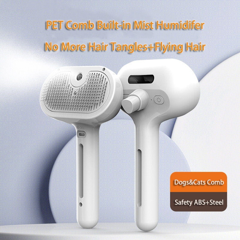 Pet Hair Remover Brush | Self-Cleaning Grooming Comb for Dogs