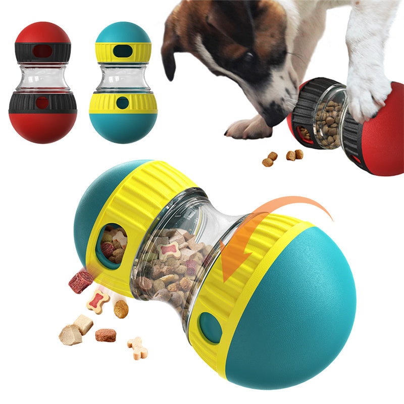 Dog & Cat Food Dispensing Toy | Leaky Puzzle Ball for Slow Feeding