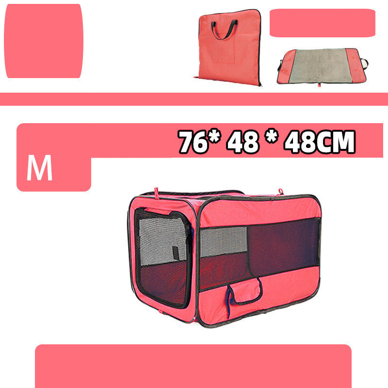 Portable Pet Carrier Bag with Safety Zipper | Foldable Travel Pet Bag