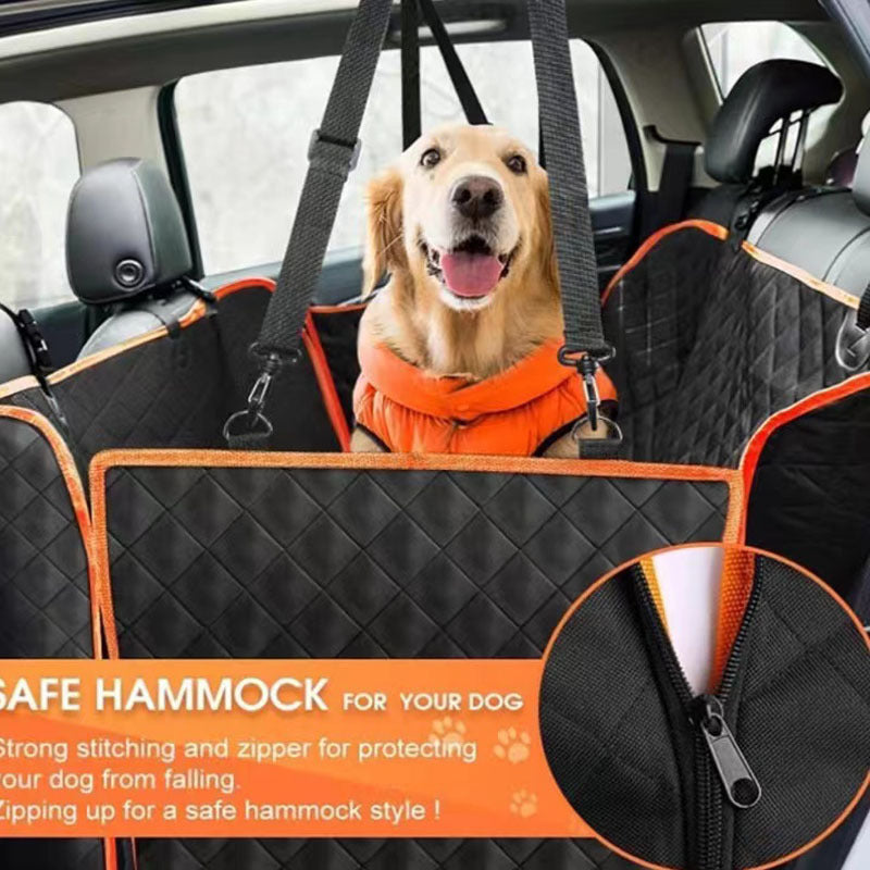 Oxford Cloth Pet Car Seat Cover | Waterproof Rear Seat Mat