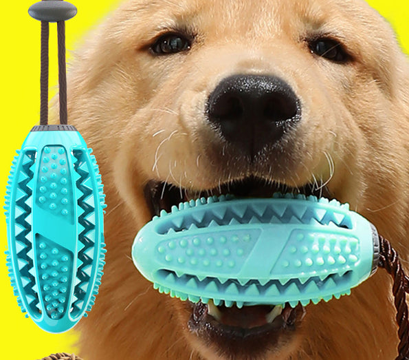 Silicone Cat & Dog Tug Toy | Suction Cup Interactive Chew Ball