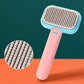 New Pet Cat Dog Hair Self Cleaning Brush Hair Massage Stainless Steel Comb