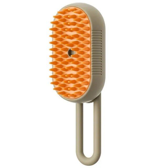 3-in-1 Electric Pet Steam Brush | Cat & Dog Grooming & Hair Removal