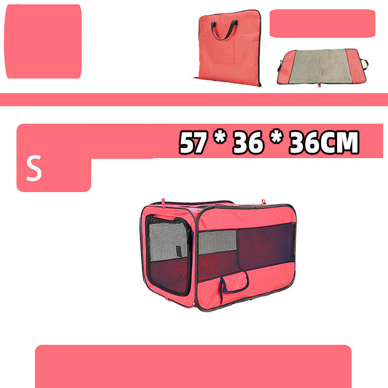 Portable Pet Carrier Bag with Safety Zipper | Foldable Travel Pet Bag